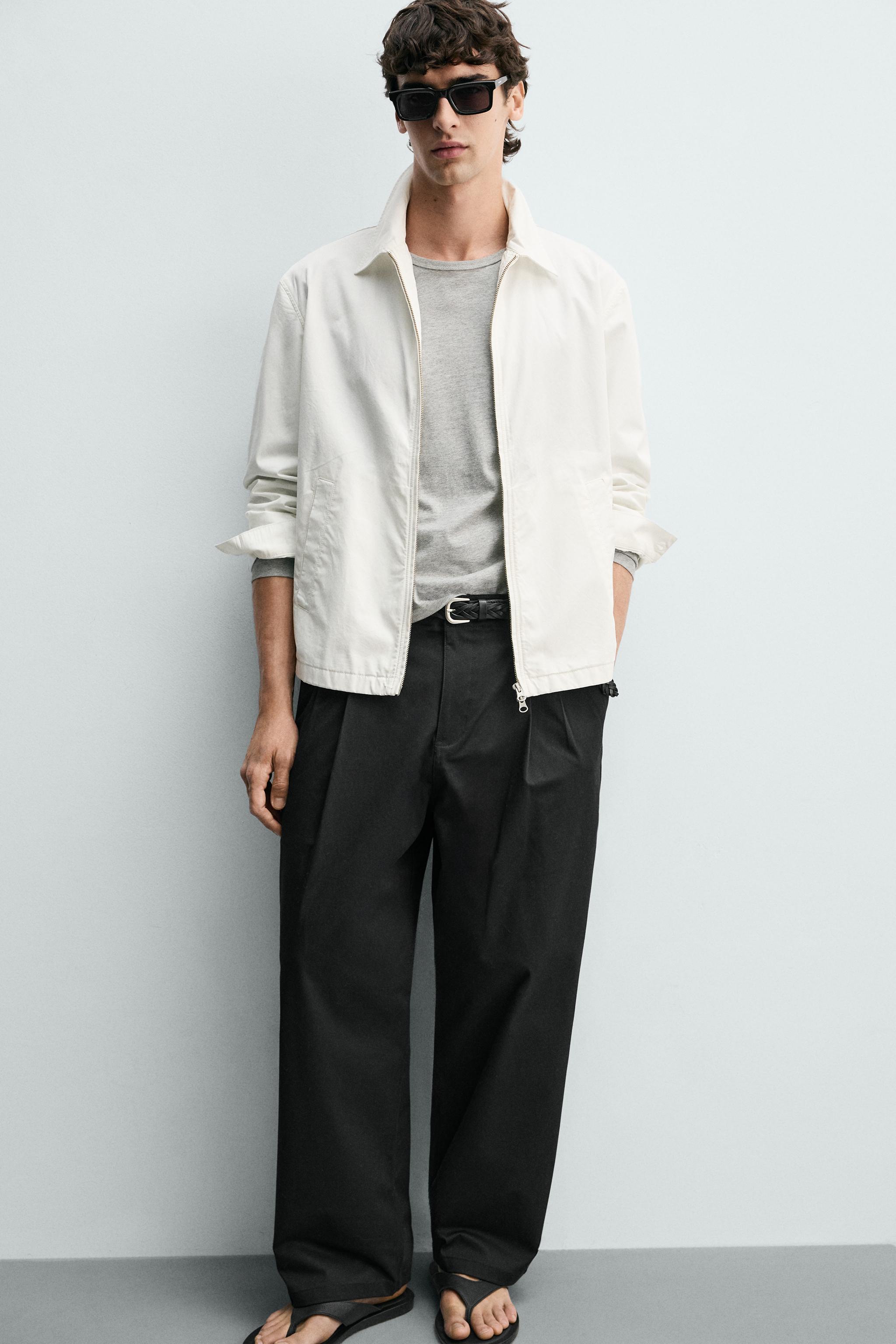 REGULAR FIT ZIP-UP OVERSHIRT